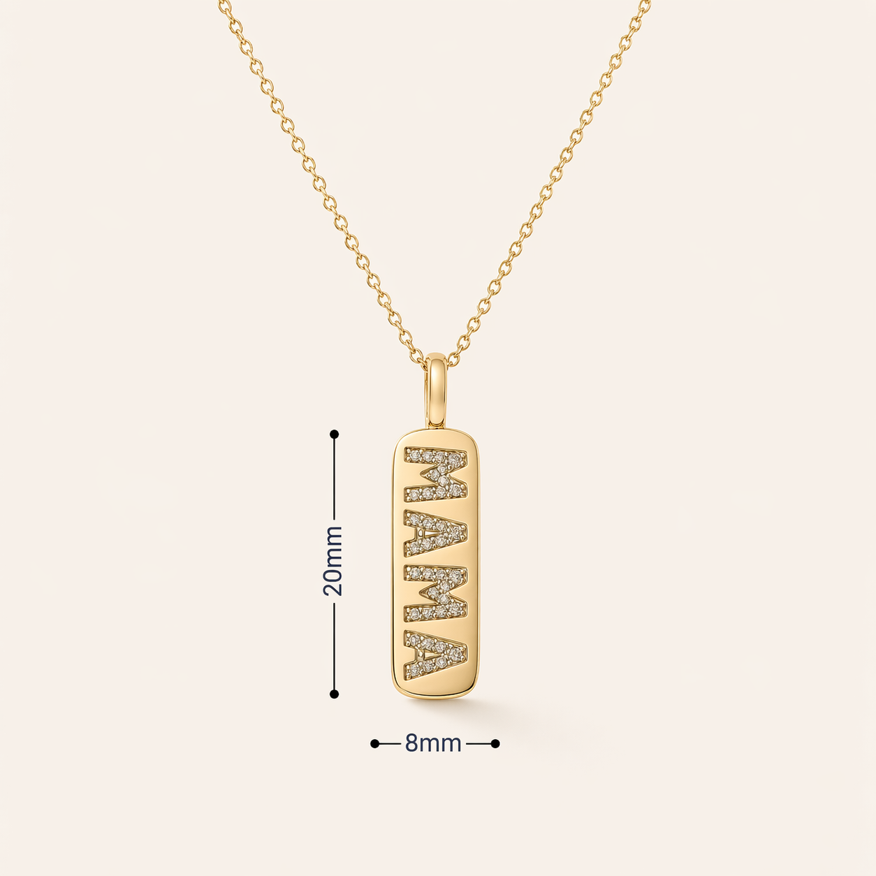 The Mama Diamond Necklace